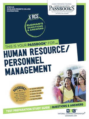 cover image of HUMAN RESOURCE/PERSONNEL MANAGEMENT